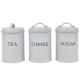 Tea Coffee Sugar Storage Tins